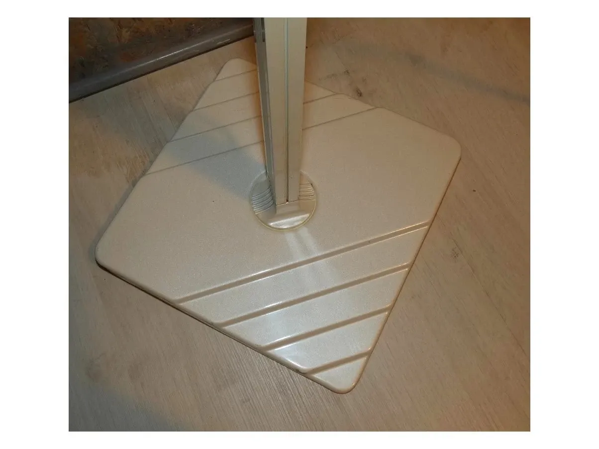 Floor lamp in metal and glass (1980s) 5