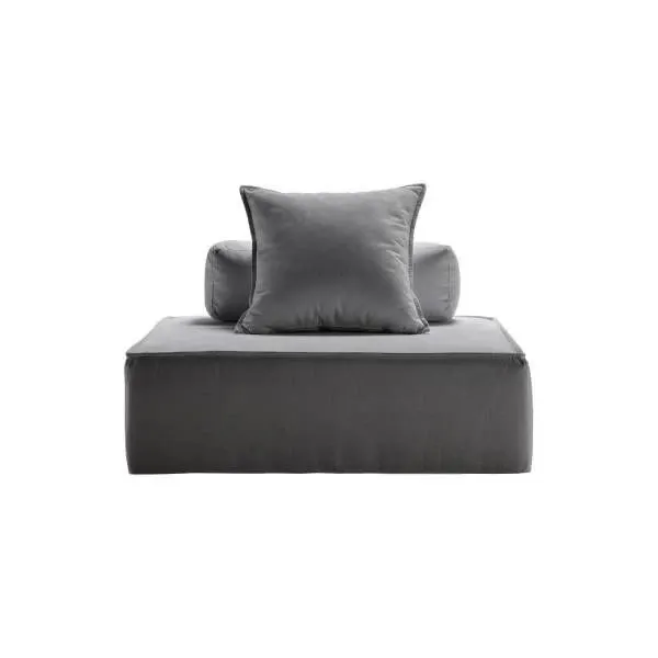 Madame armchair in gray fabric, Filippo Ghezzani image