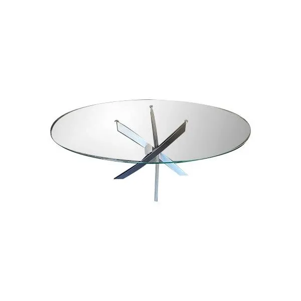 Barone oval table in crystal 
