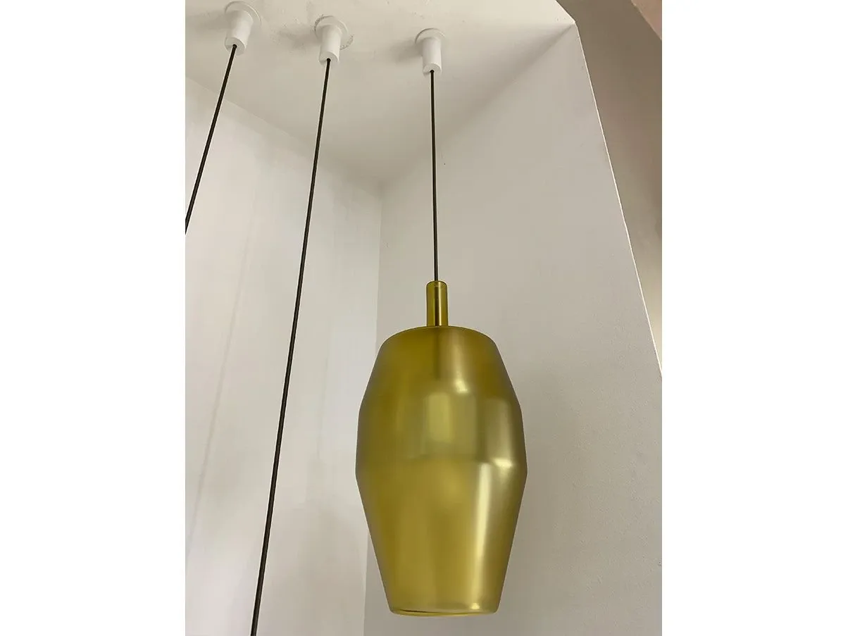 Lampada a sospensione MoM Tall in vetro (giallo), Penta 2