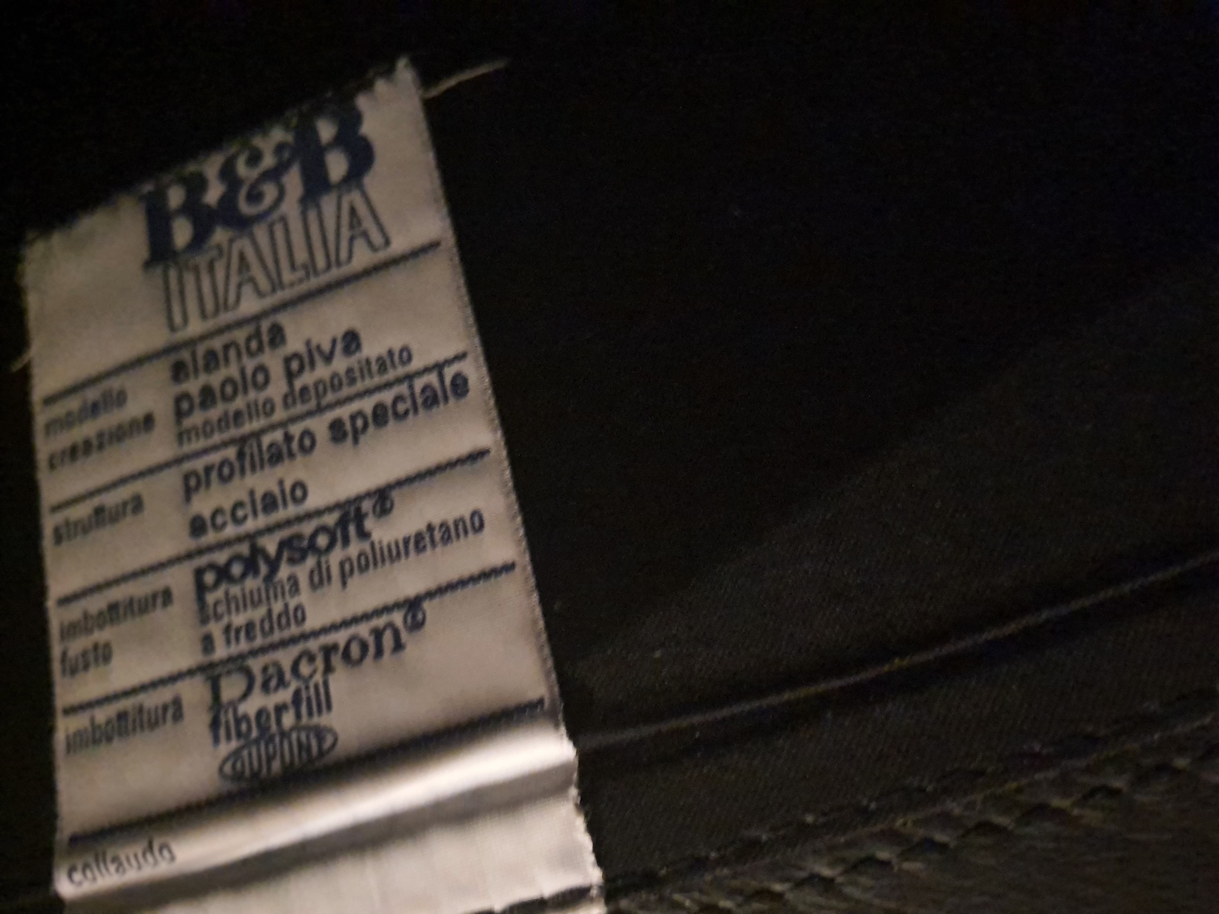 2-zitsbank Alanda van Paolo Piva (jaren '80/'90) Brand