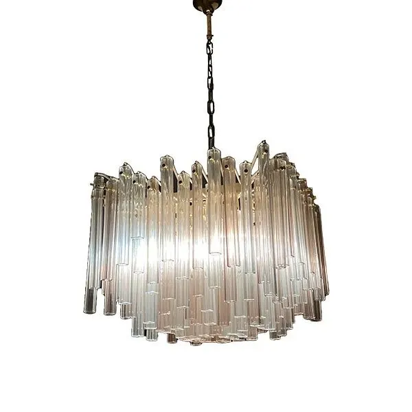 Suspension chandelier in Murano glass, Venini image
