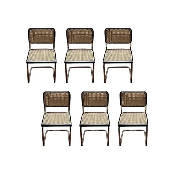 Set of 6 vintage Cesca chairs (1980s), MDF Italia image