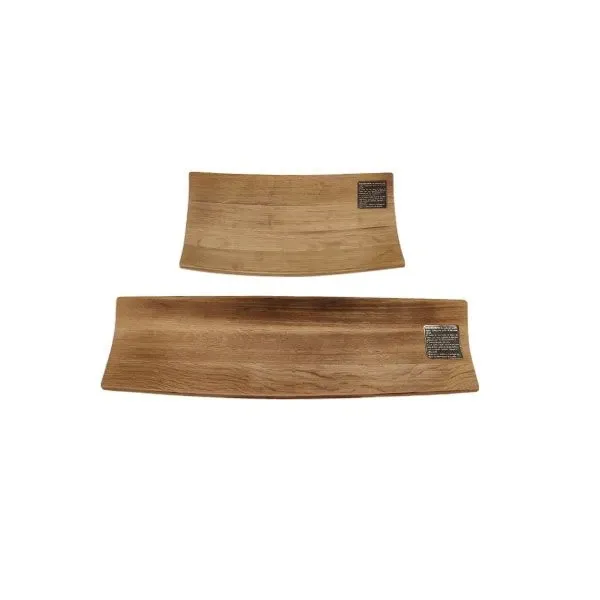 Barrique Set Holz Käsebrett und Servierplatte 3