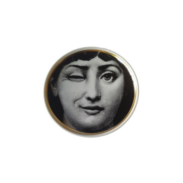 Ceramic coaster, Fornasetti image