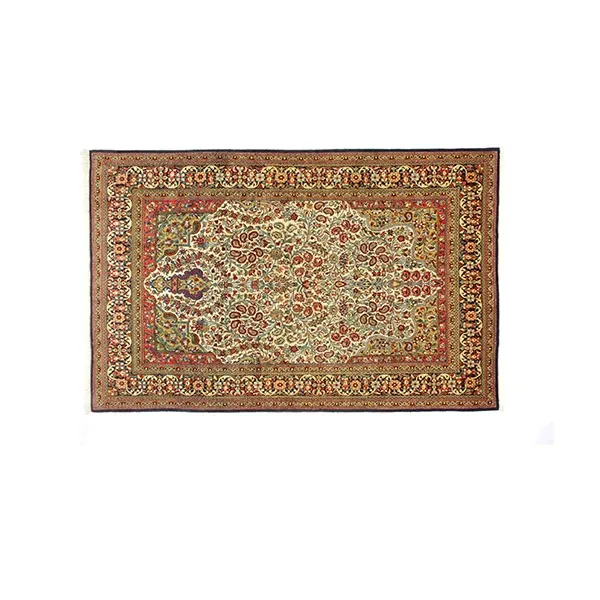 Qum rectangular rug in wool and cotton, Eden Carpets image