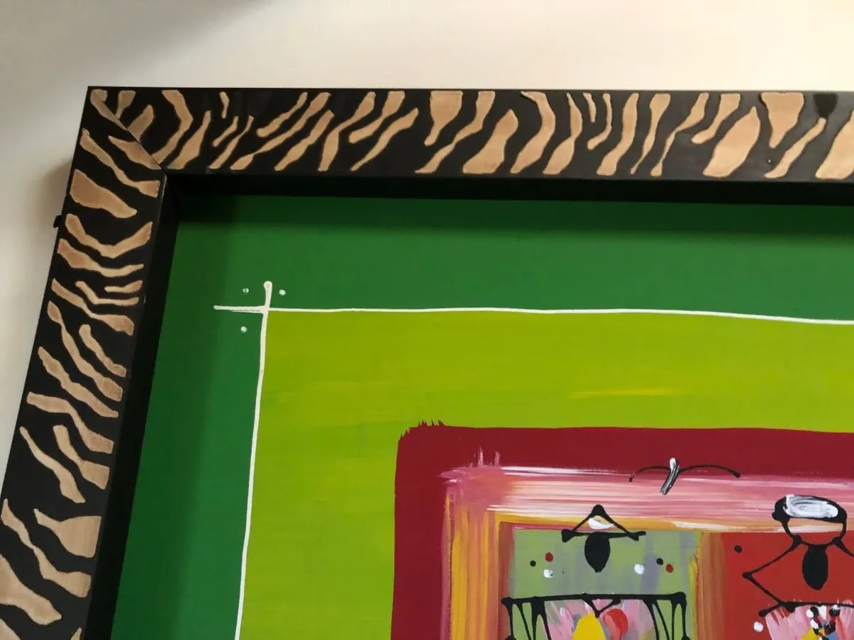 Quadro multicolor Danze africane 4