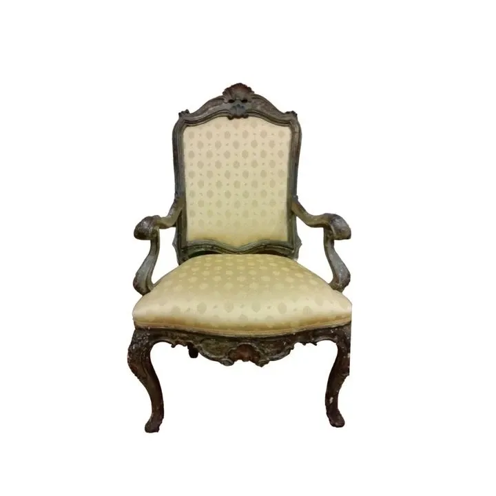 Venetian armchair with floral motifs image