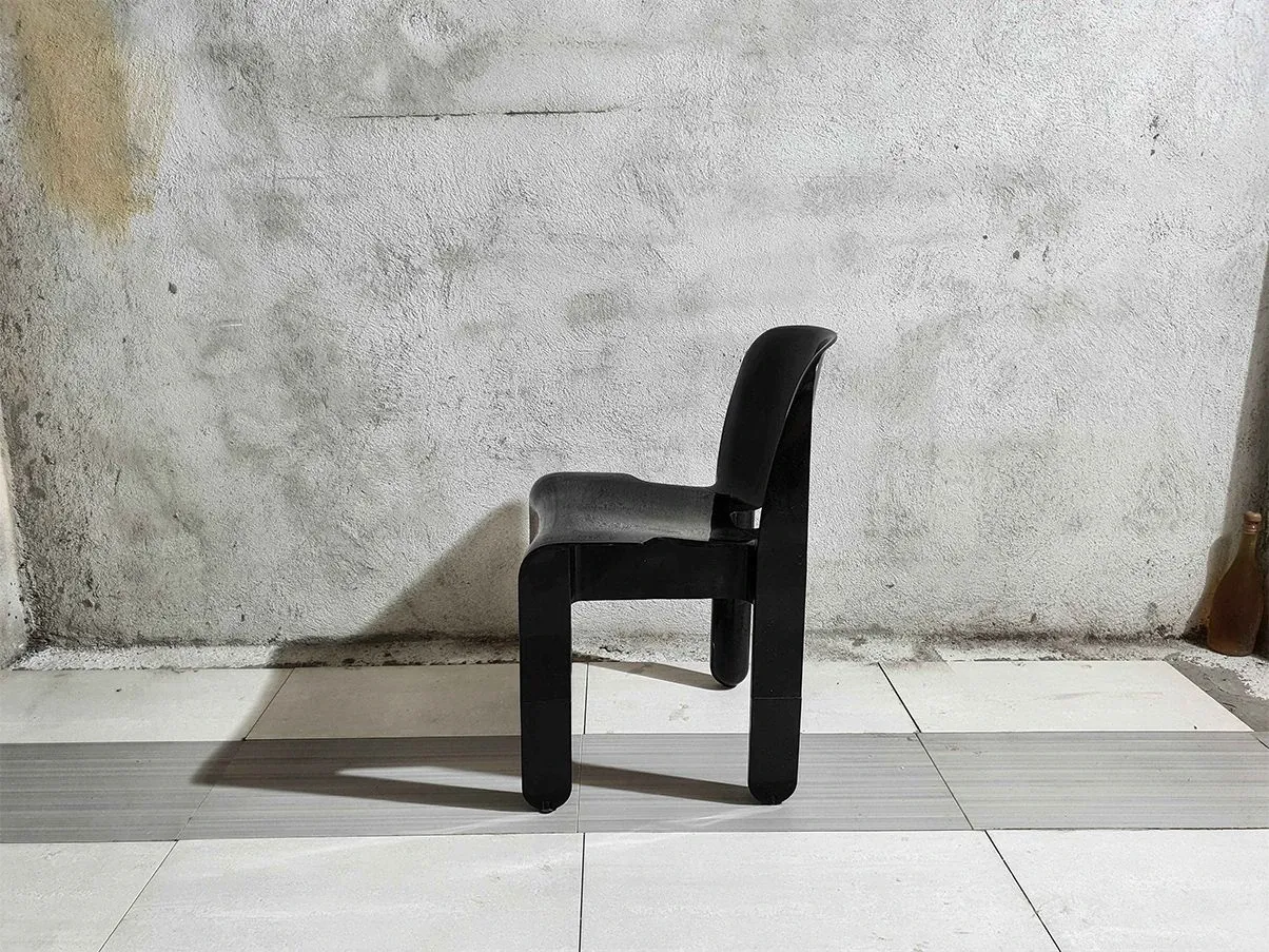 Stuhl 860/861 von Joe Colombo (schwarz) 4
