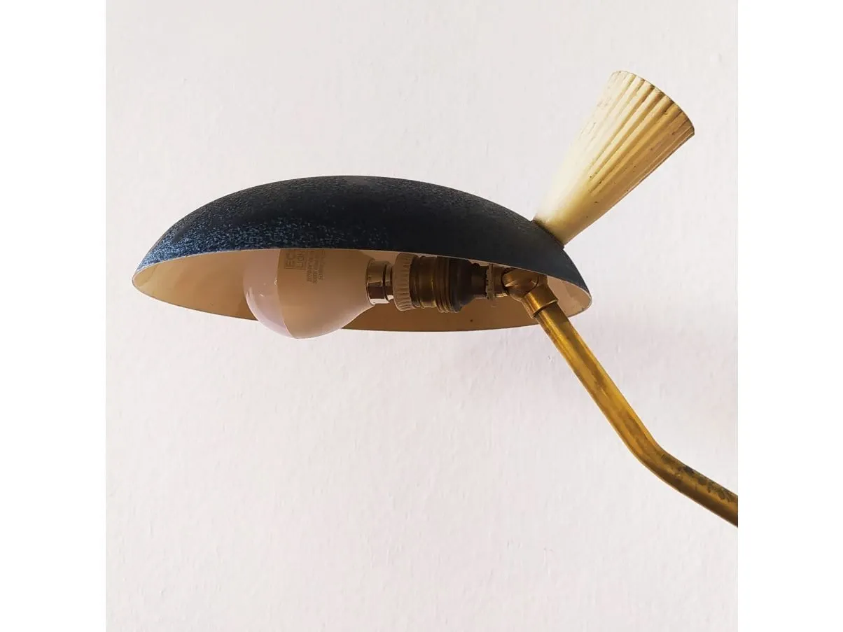 Lampada da tavolo vintage in ottone (anni '50),  1