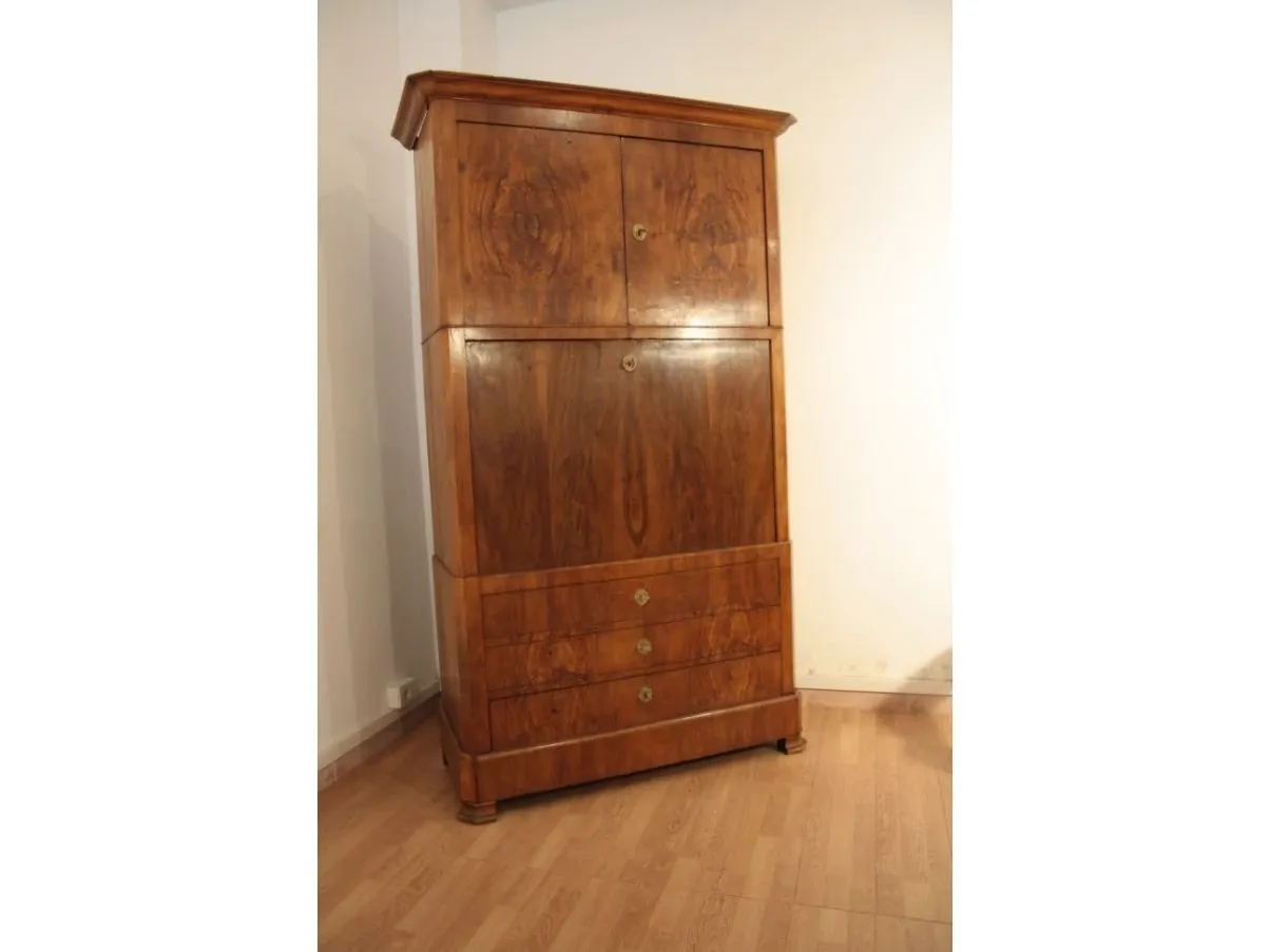 Mobile vintage in rovere di noce ('800), 2