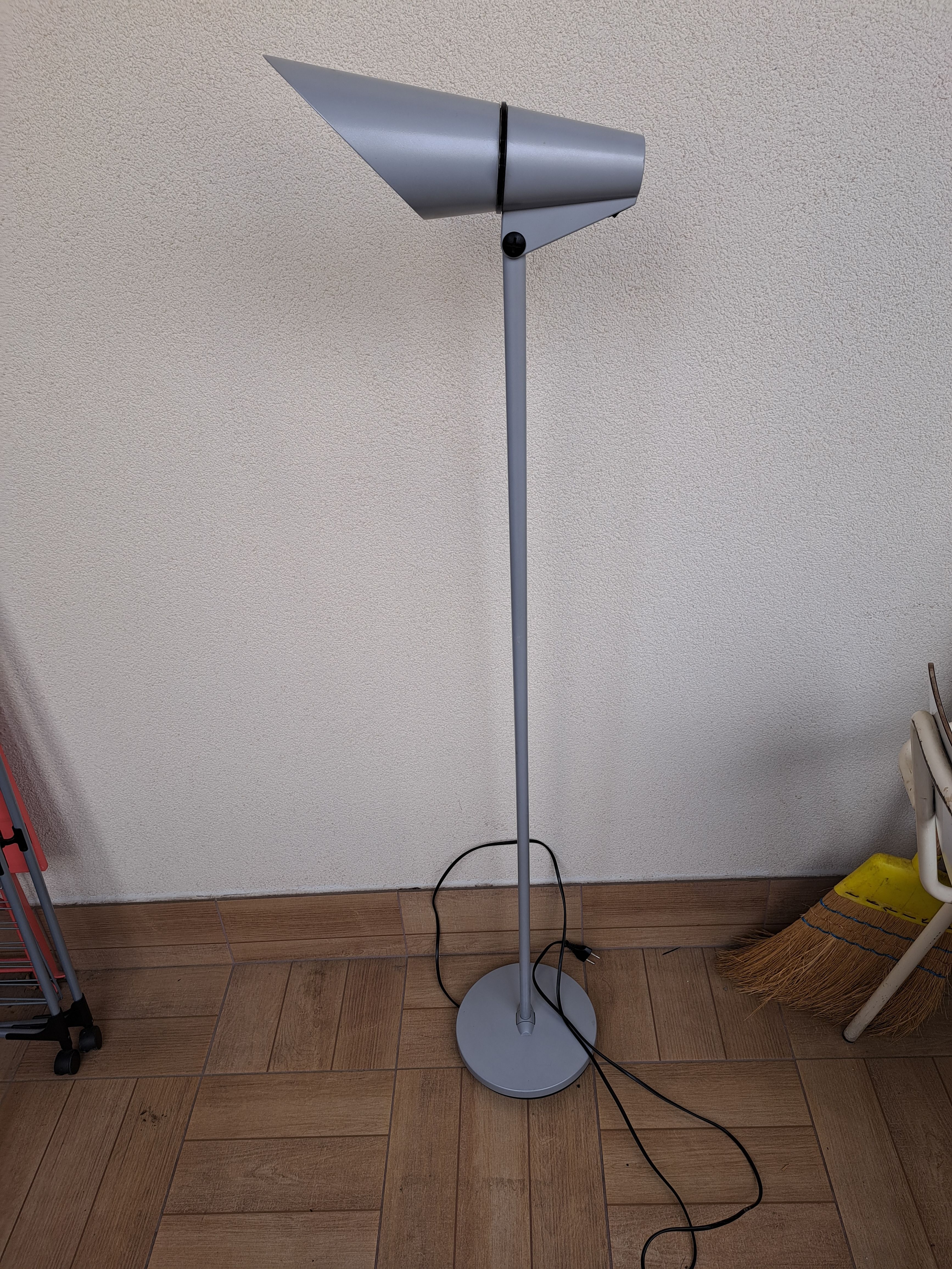 Spy Floor Lamp by Herbert Wettstein (1980s) Brand