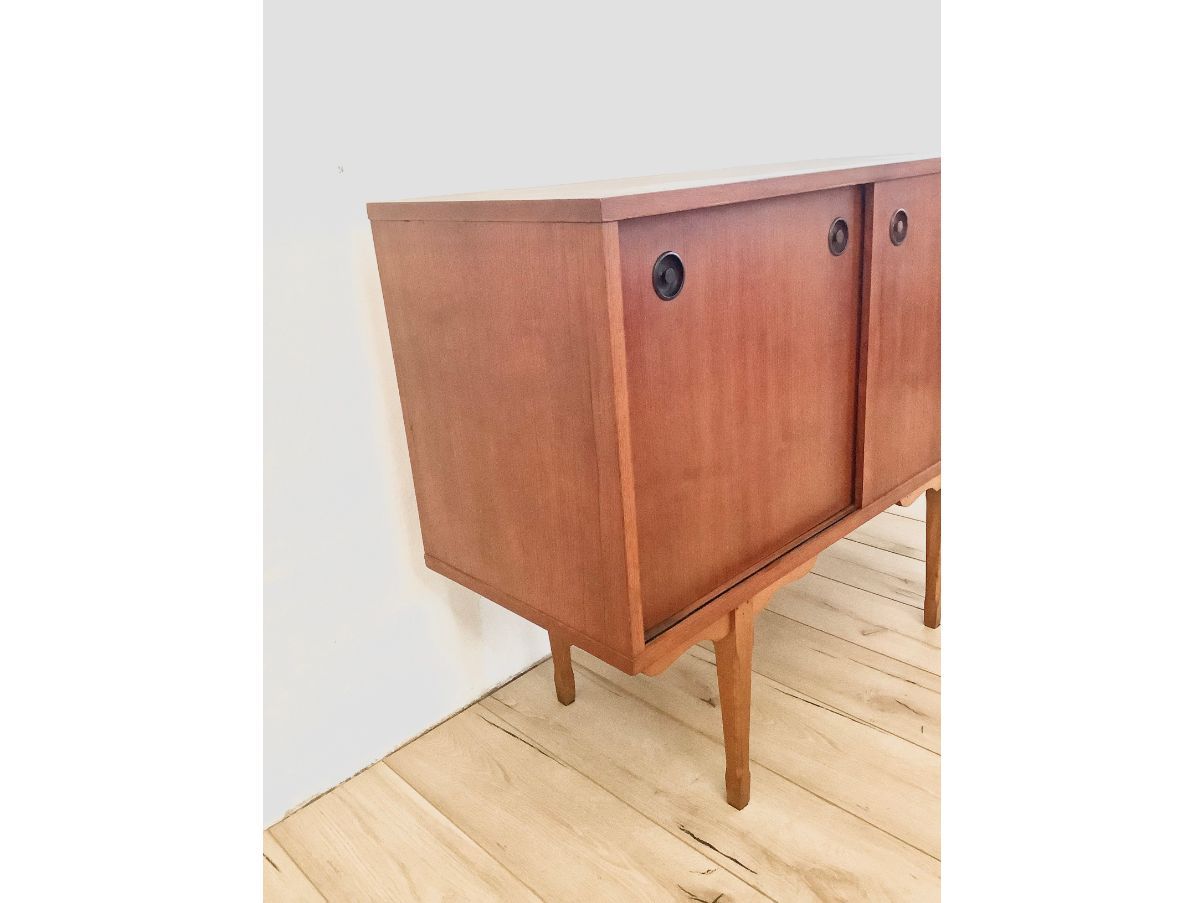 Small Teak Sideboard (60s Vintage) Side