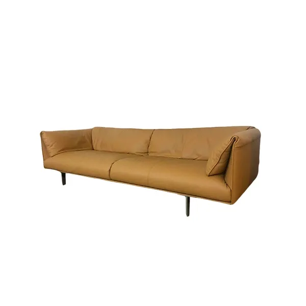 John-john 3 seater sofa in leather (beige), Poltrona Frau image