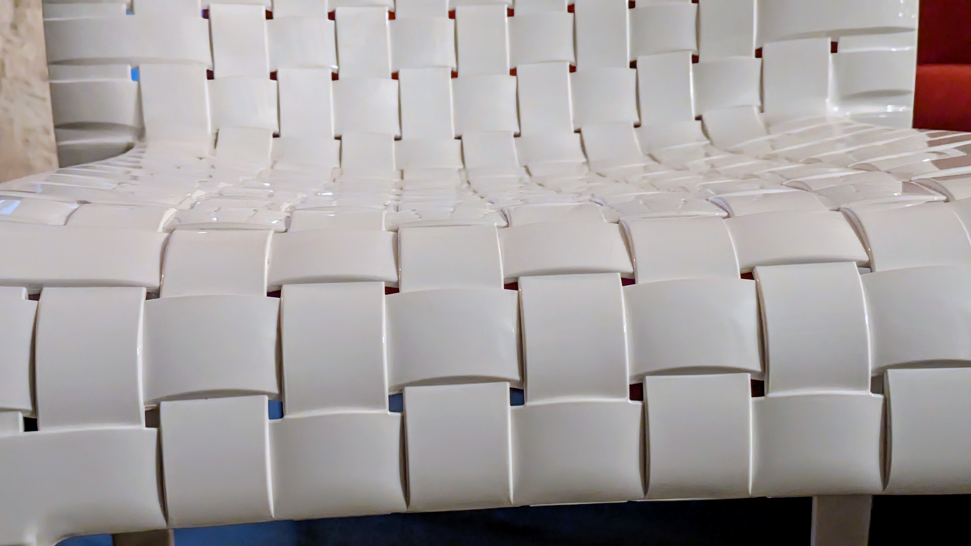 Set di 4 sedie Ami Ami (bianco/trasparente) Front