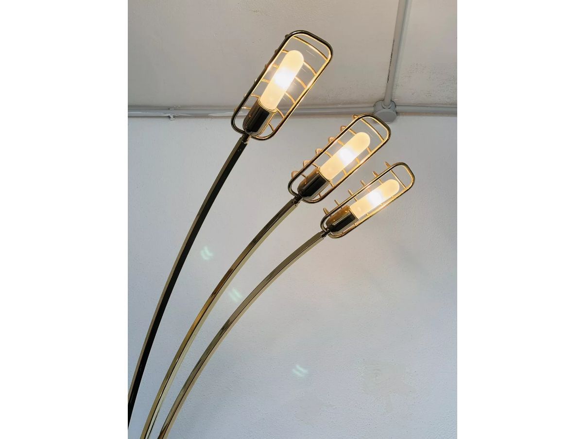 Lampada da terra Hollywood Regency (anni '70),  Brand