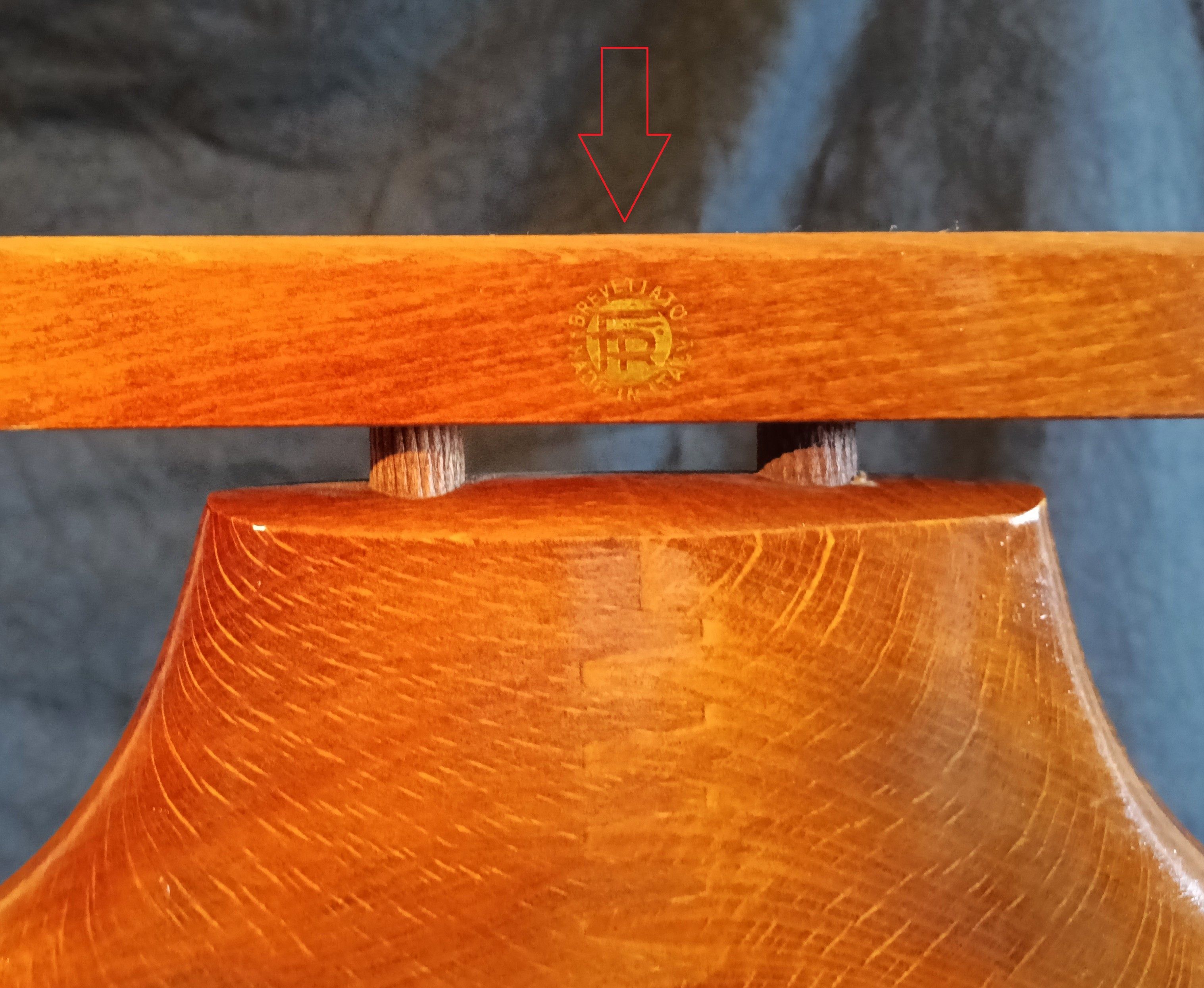 Serviteur muet en bois vintage des années 60 Brand