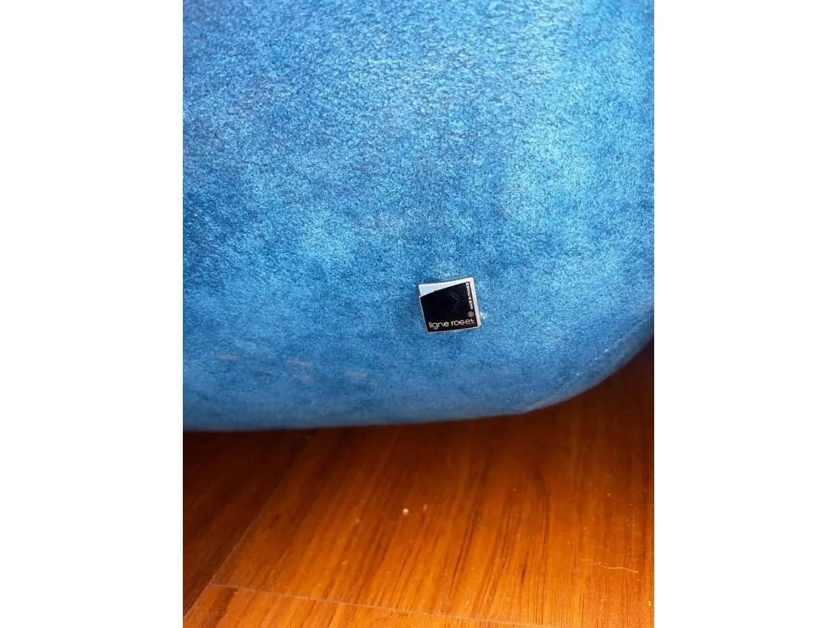Divano in alcantara blu, Ligne Roset 6