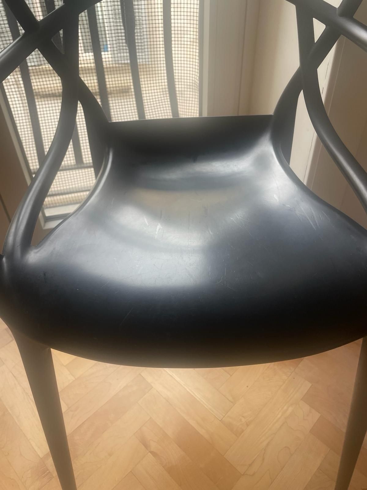 Set 4 sedie Masters nere, Kartell 9
