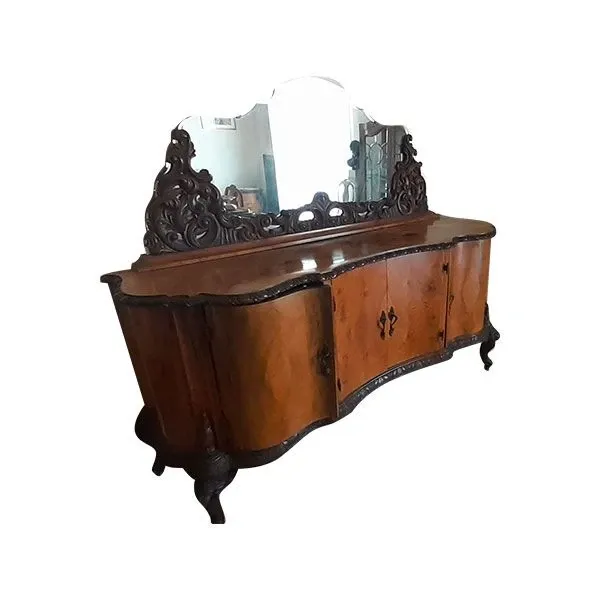 Sideboard with vintage mirror (1930s), image