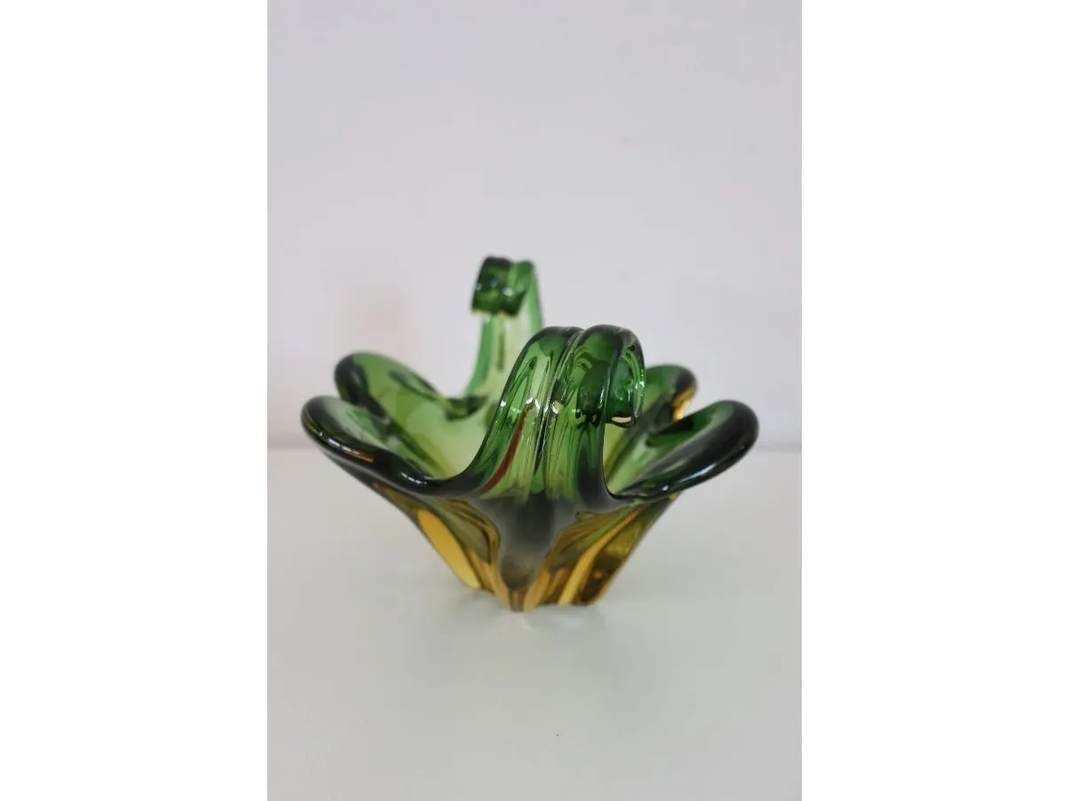 Vintage Murano Glass Centerpiece by Flavio Poli 1