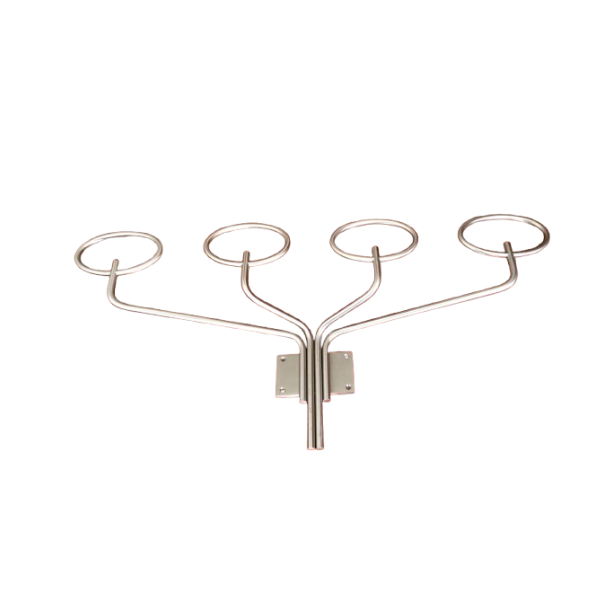 Appendiabiti da parete Clitoquattro in ottone di Sergio Mazza (anni '60), Artemide image