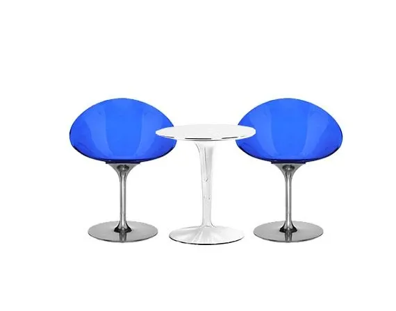 Set 2 Ero/S/ and TipTop table, Kartell image