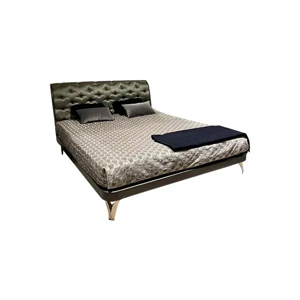 Keope III double bed in iron (anthracite), CorteZari image