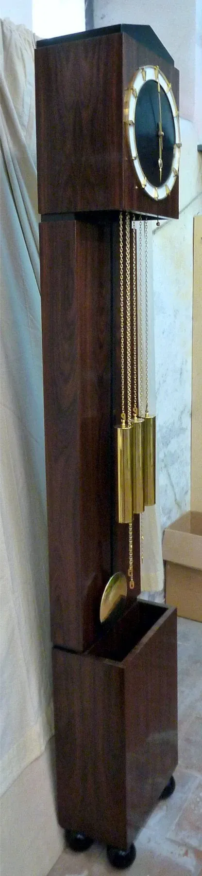 Vintage Urgos floor clock (1900s), 8