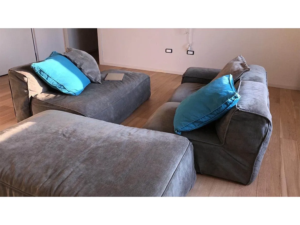 Peanut B modular sofa in fabric (gray), Bonaldo 4