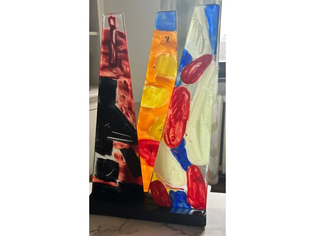 Scultura in vetro di Silvio Cattani, FIAM 4