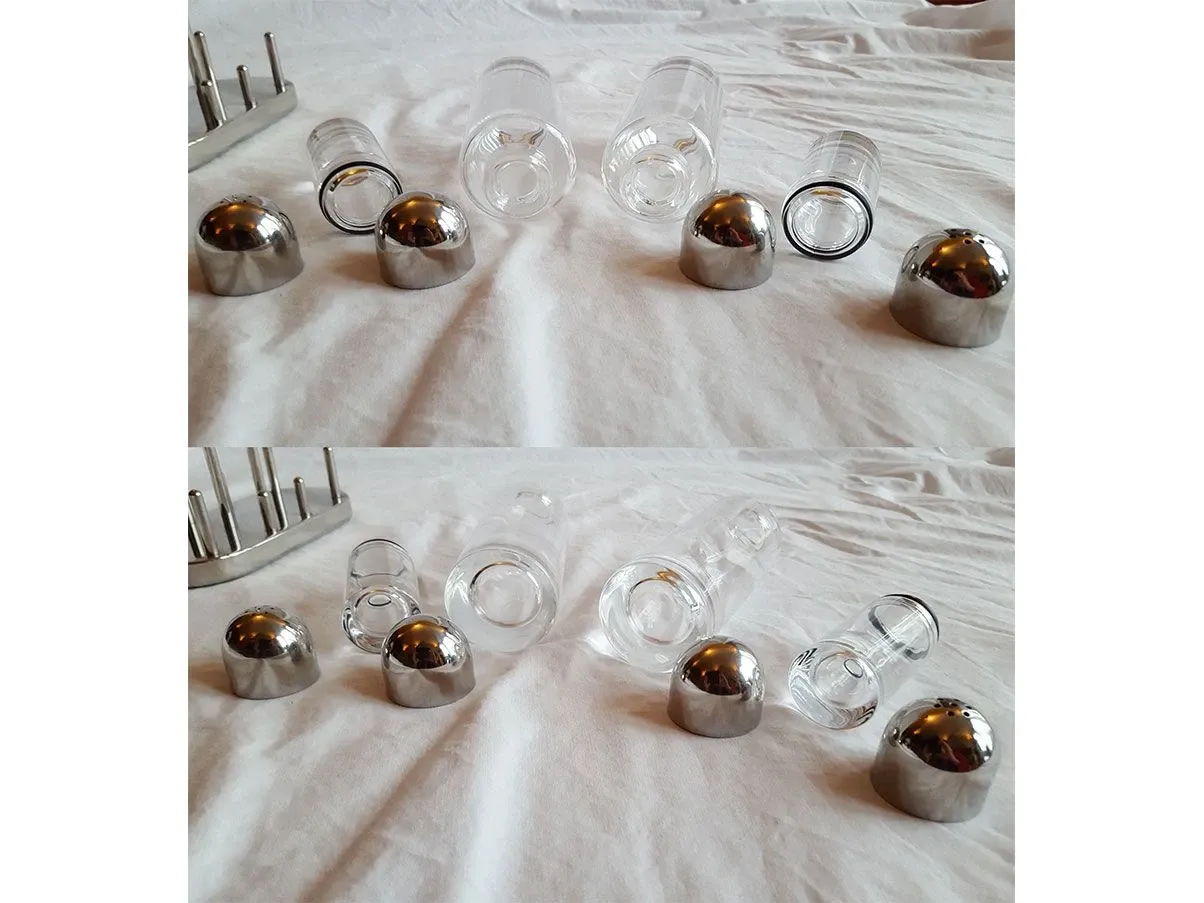 Set serie 5070 olio, aceto, sale e pepe in acciaio, Alessi 2