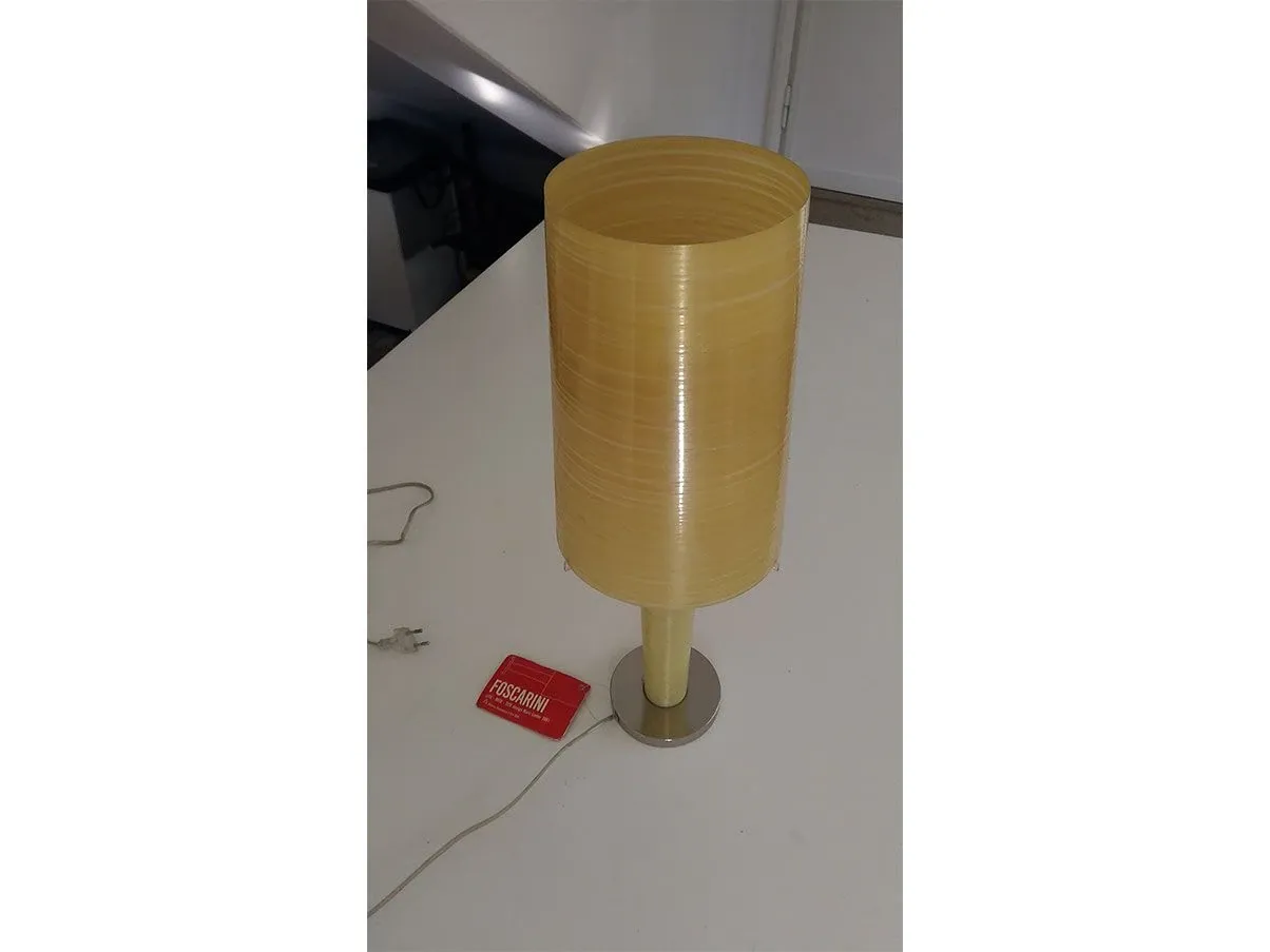 Lite kevlar and metal (yellow) table lamp, Foscarini 2