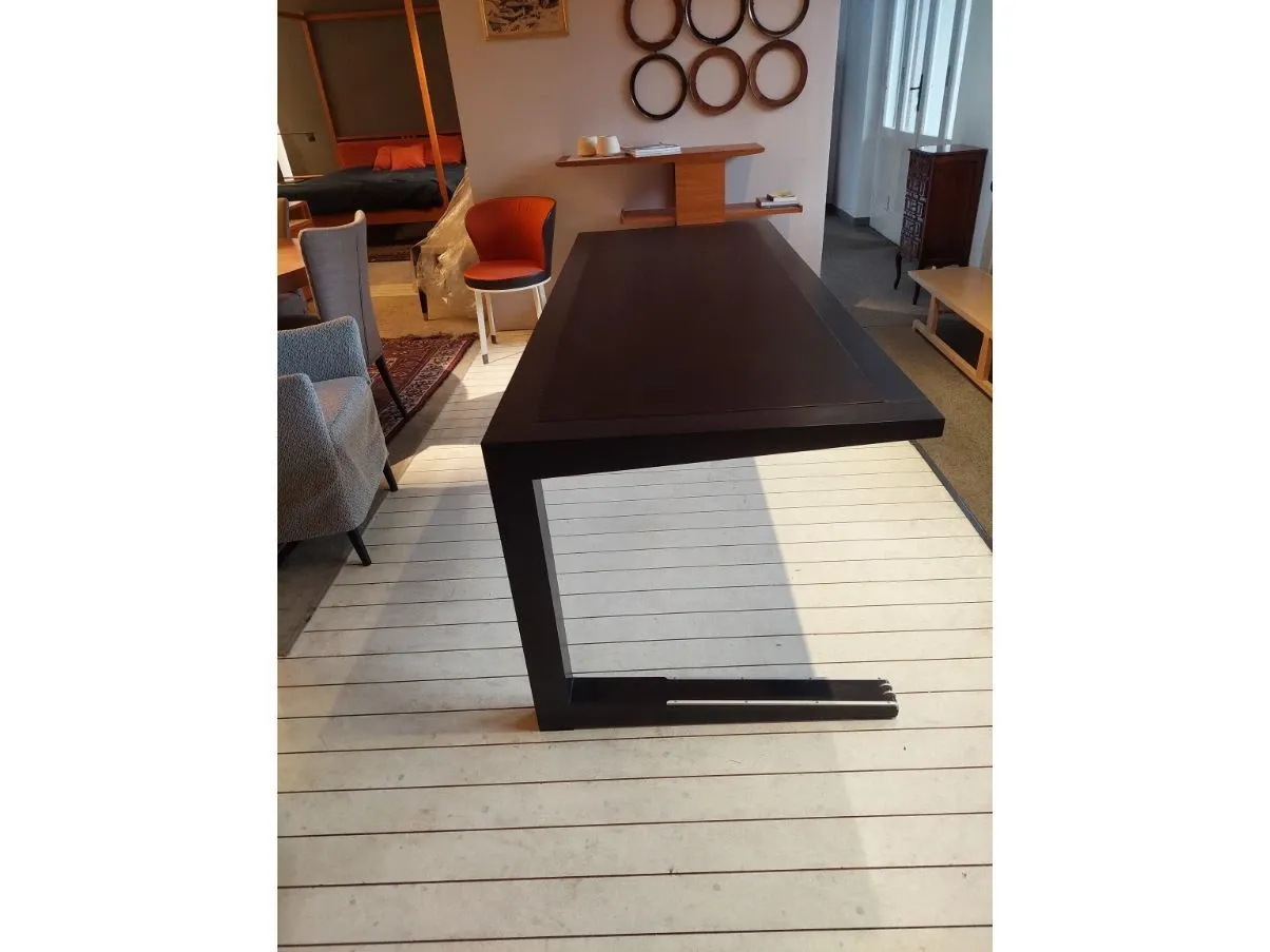 Scrivania Zeno in legno di ebano, Giorgetti 4