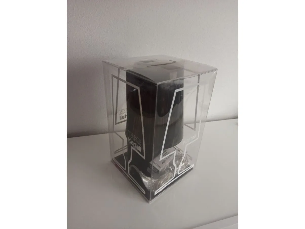 Set 2 lampade da tavolo Take nera, Kartell 7