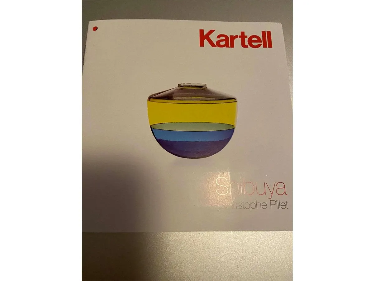 Shibuya vase in plastic material (multicolored) 1
