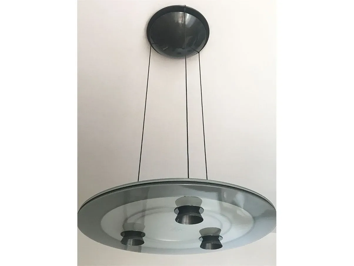 Lampada a sospensione Aurora diffusore in vetro, Arteluce 