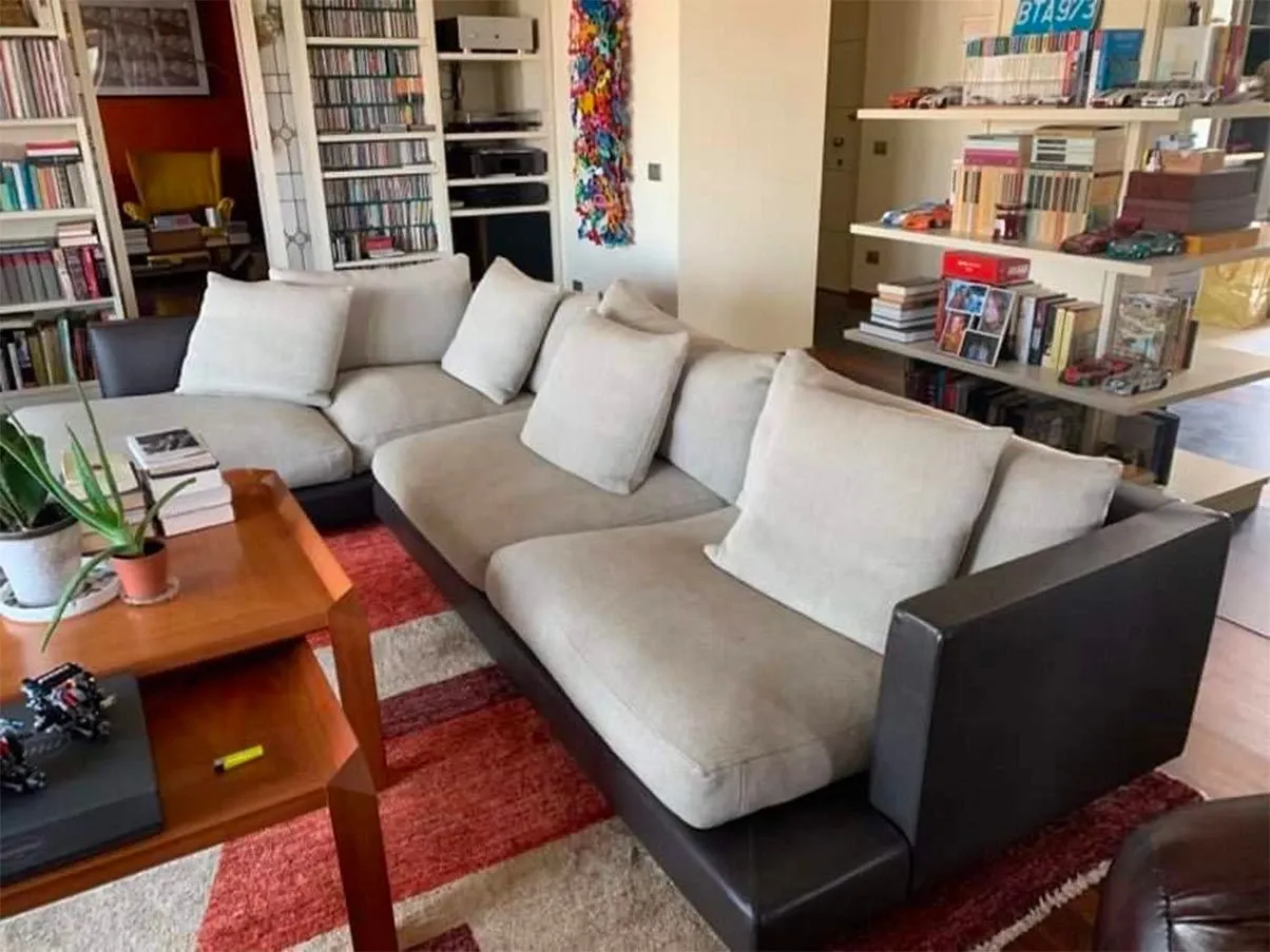 Ledersofa Long Island XL braun 2