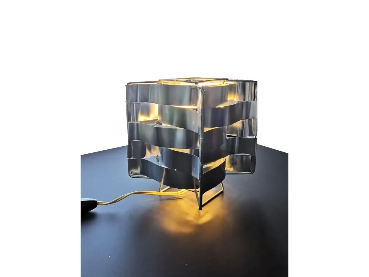 Lampada Urano in alluminio anni '70 2