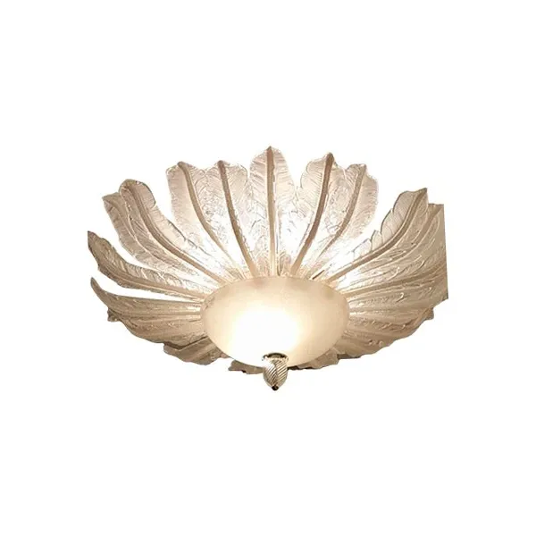 Piume ceiling lamp in Venetian crystal, Barovier & Toso image