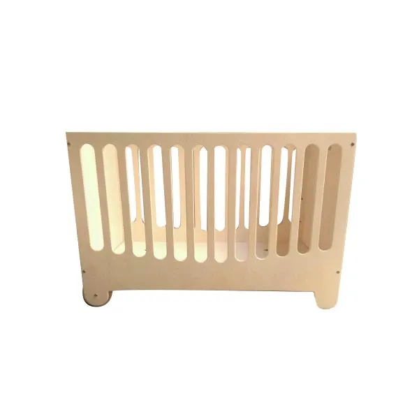 Adjustable wooden cot with wheels (white), Lil  &#39;Gaea image