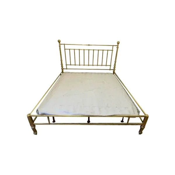 Vintage brass double bed (1970s) image