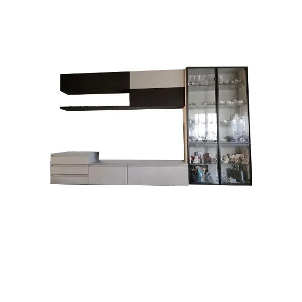 Living room wall unit set with glassware, Tomasella image