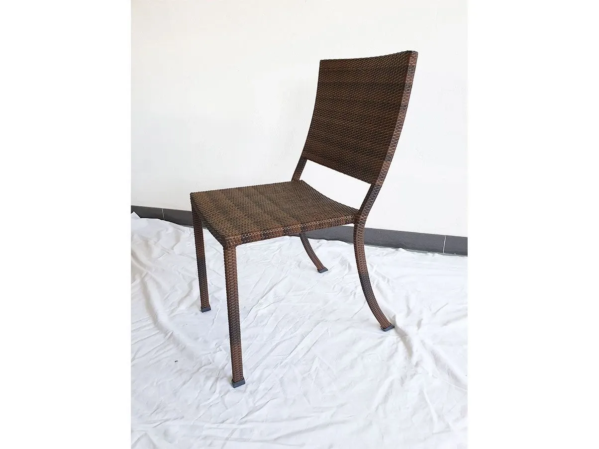 Set 4 Soft Viro outdoor rattan chairs 4