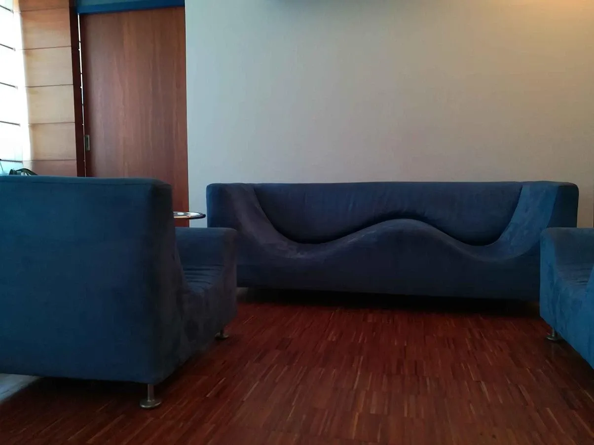 Set divano e 2 poltrone Three Sofa de Luxe (blu), Cappellini 5