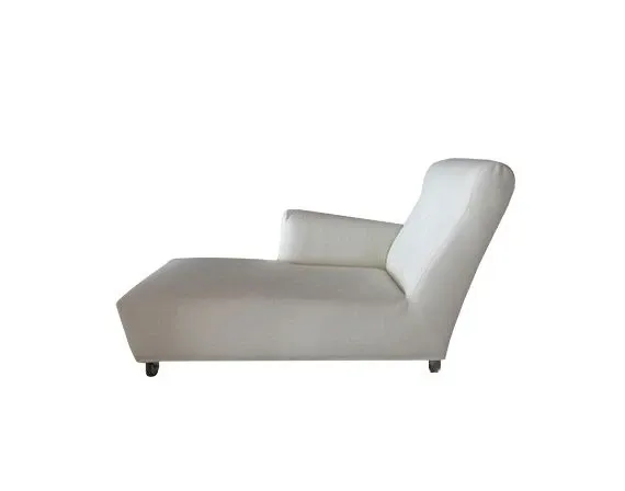 Chaise longue Circe in fabric (white), Giovannetti image
