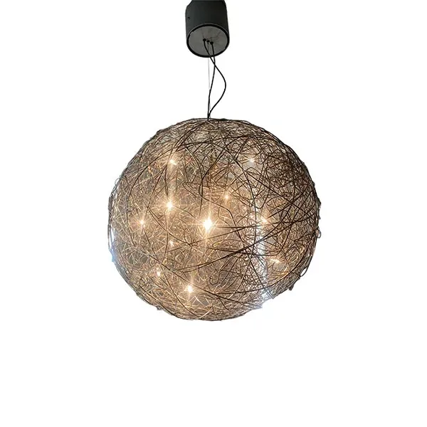 Fil de Fer suspension lamp in metal, Catellani & Smith image