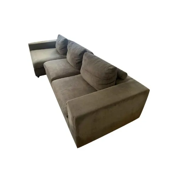 Groundpiece 3 seater sofa in fabric with cushions, Flexform image