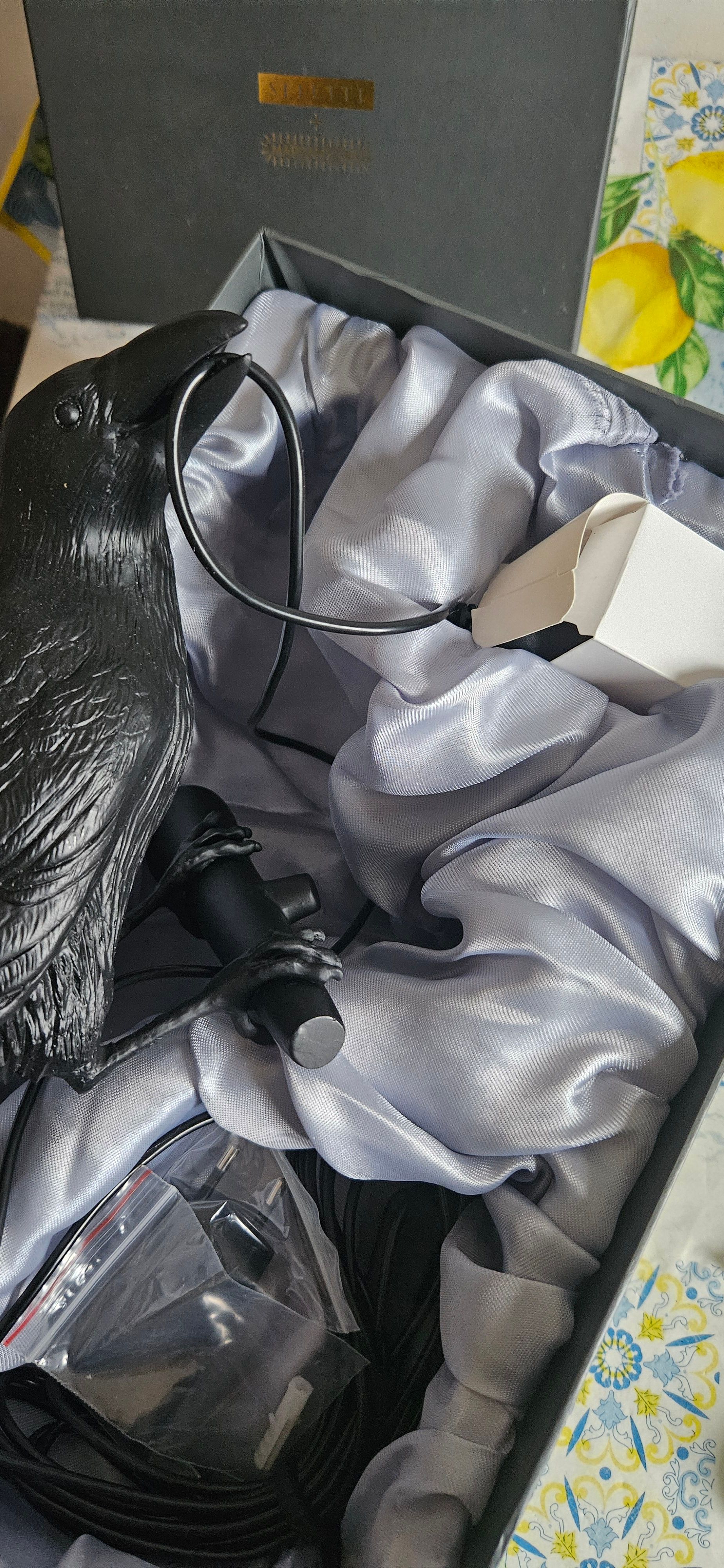 Applique murale Corvo noir Details