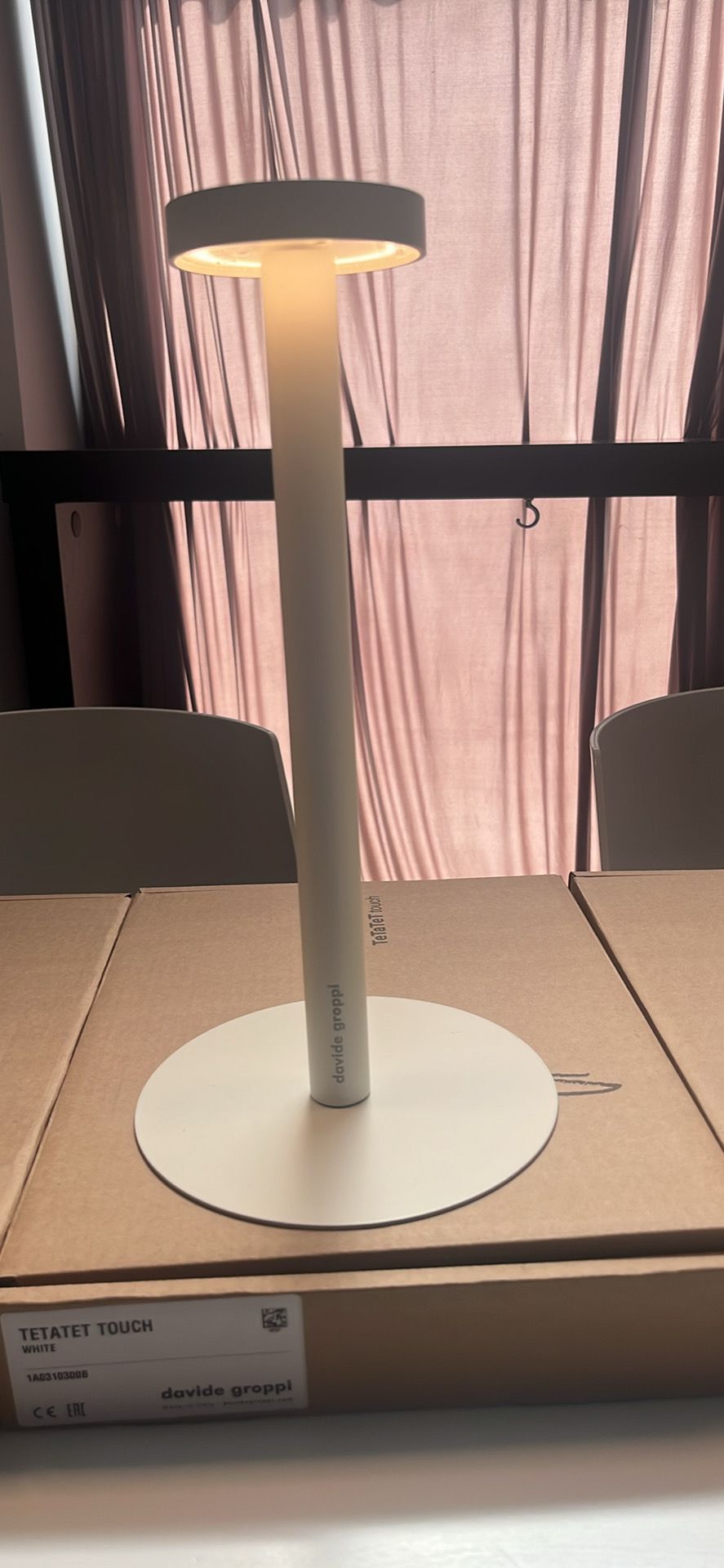 Lampe Nr. 5 TeTaTeT Touch aus Metall Main